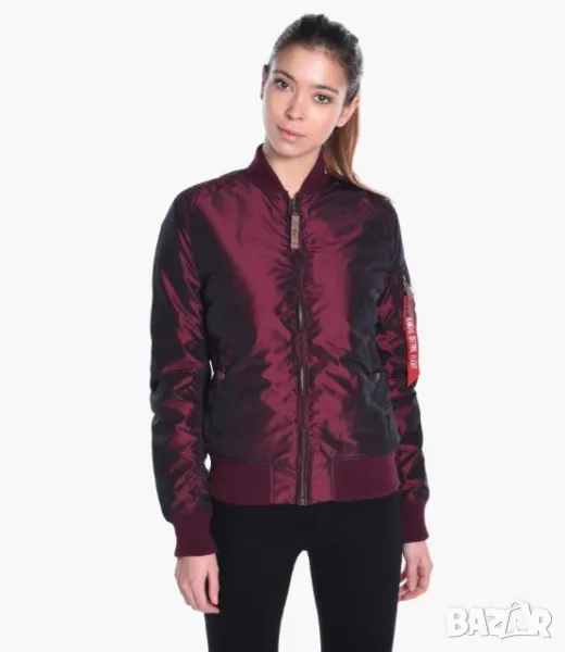 ALPHA INDUSTRIES леко бомбър яке , унисекс модел - размер S-M , снимка 1