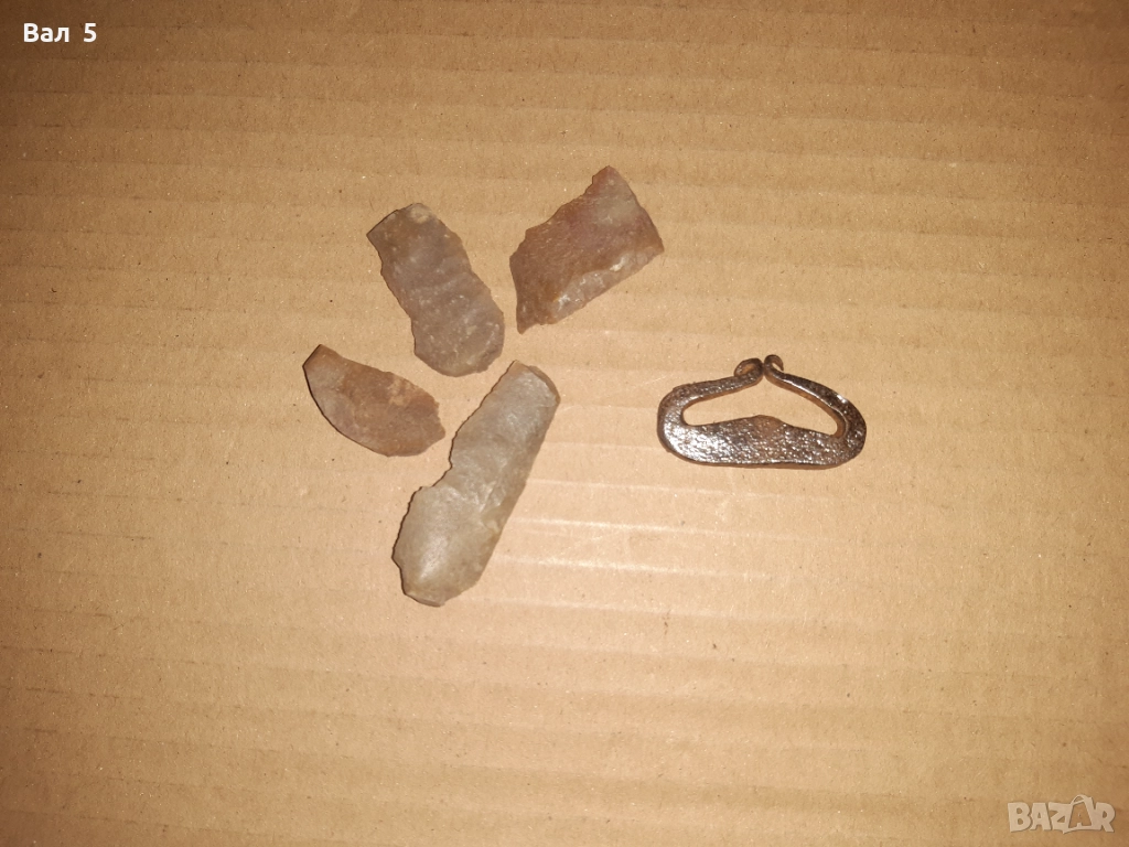 Стар автентичен чакмак с кремъци , огниво, снимка 1