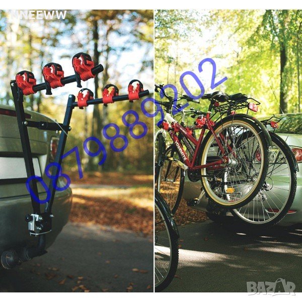 Багажник стойка за 3 велосипеда, снимка 1
