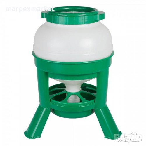 Голяма хранилка за птици - Green, снимка 1