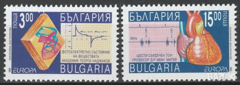 България 1994 Eвропа CEПT (**) чиста серия, неклеймована., снимка 1
