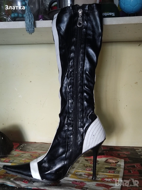 Дамски ботуши Дамски пролетни ботуши естествена кожа Есенни ботуши Прекрасни дънкови боти, снимка 1