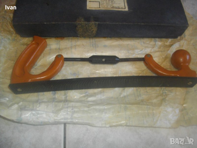 Ново Българско Старо Качество Ръчно Автотенекеджийско Ренде За Меки Метали-350мм-ЗИМ Габрово-1984г, снимка 1