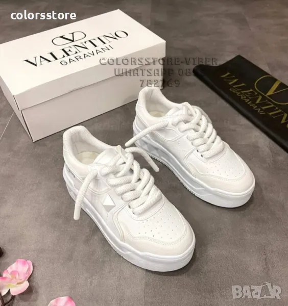 Мъжки бели кецове Valentino-BR-E73, снимка 1