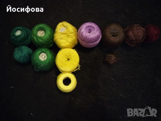 цветни конци за плетене/бродиране, снимка 1