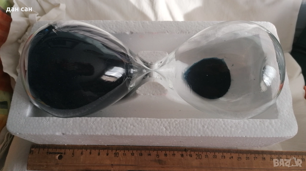 нов голям пясъчен часовник , снимка 1