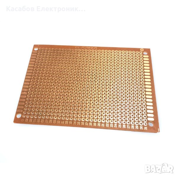 Универсална печатна платка PCB 7x9см стъпка 2,54мм, снимка 1