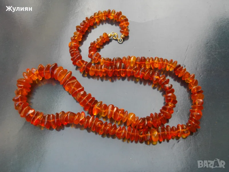 ГЕРДАН КОЛИЕ НАТУРАЛЕН БАЛТИЙСКИ КЕХЛИБАР, снимка 1