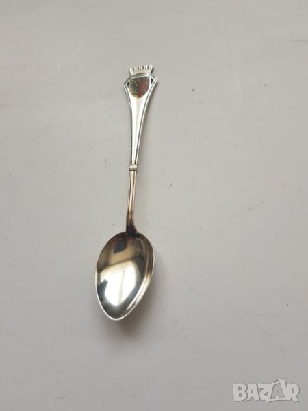 Сребърна колекционерска лъжичка за кафе, снимка 1