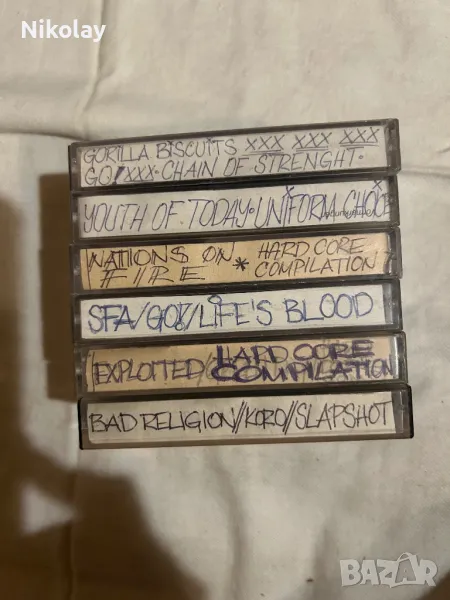 Колекционерски Straight edge hard core & punk 6 бр. Vintage, снимка 1