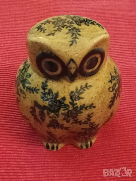 Статуетка Бухал, порцелан. , снимка 1