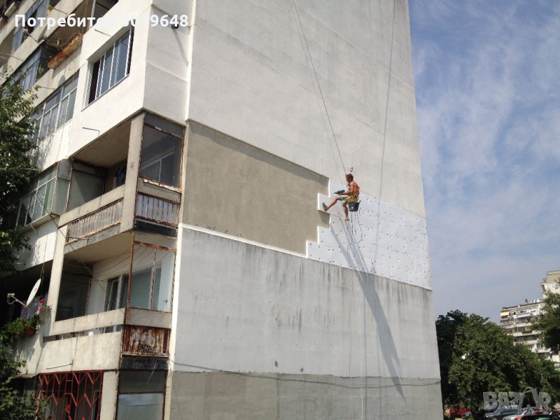 ТОПЛОИЗОЛАЦИЯ С 10СМ EPS - ФАСАДЕН СТИРОПОР И БЯЛА МИНЕРАЛНА МАЗИЛКА - 78,23ЛЕВА - 40,00ЕВРО/М2., снимка 1