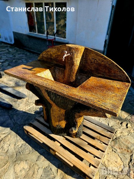 Градински чешми от щампован бетон, снимка 1