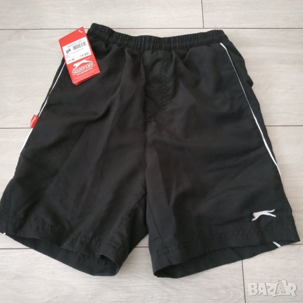Оригинални къси гащи Slazenger Black за 7-8 г. и 9-10 г., снимка 1