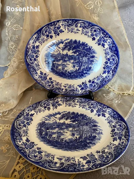 Елипсовидни английски плата, снимка 1