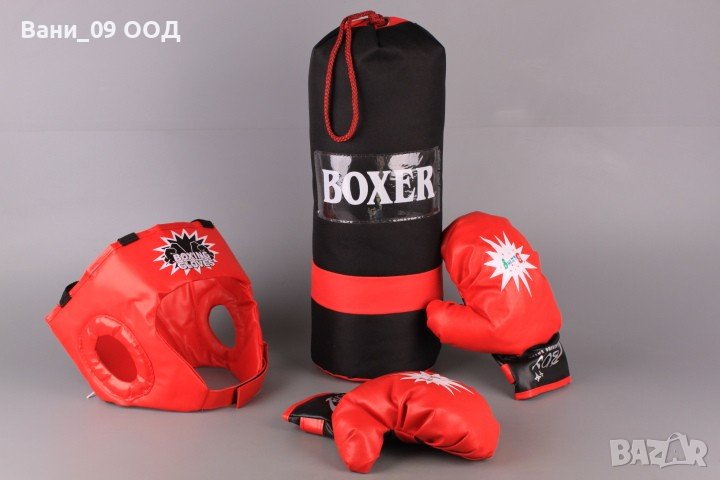 Детски боксов комплект-круша, ръкавици и каска, снимка 1