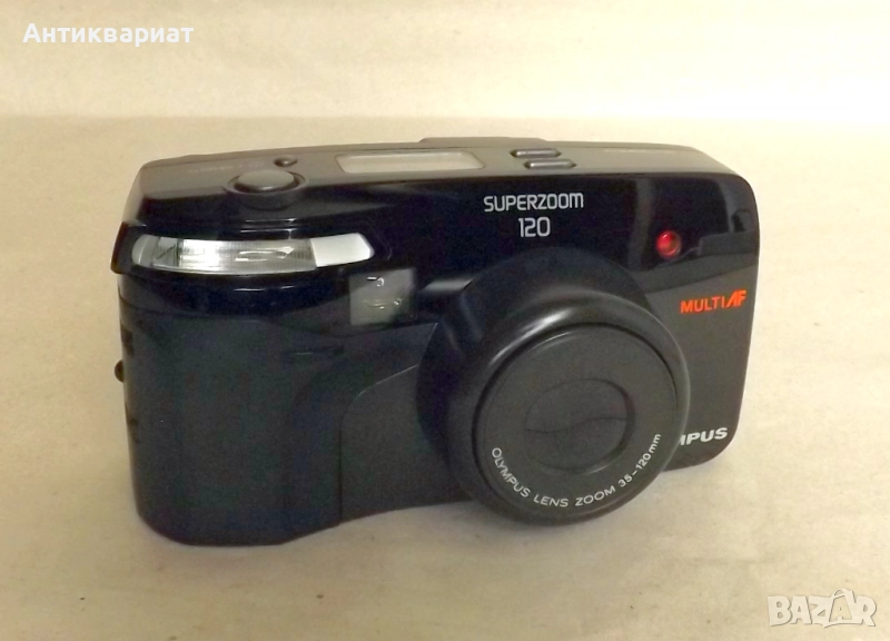 Работещ фотоапарат с 35 мм лента - Olympus SUPERZOOM 120 / Japan, снимка 1