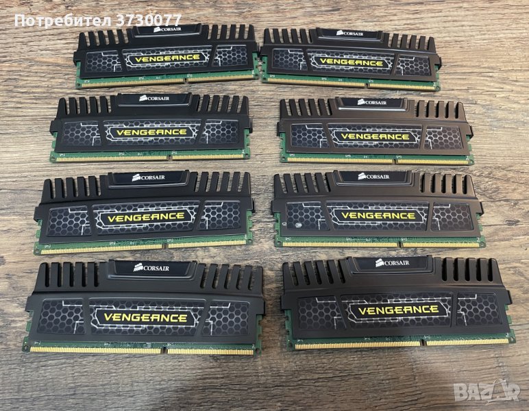 Corsair 32GB DDR3 1600 9/9/9/24 8x4GB, снимка 1
