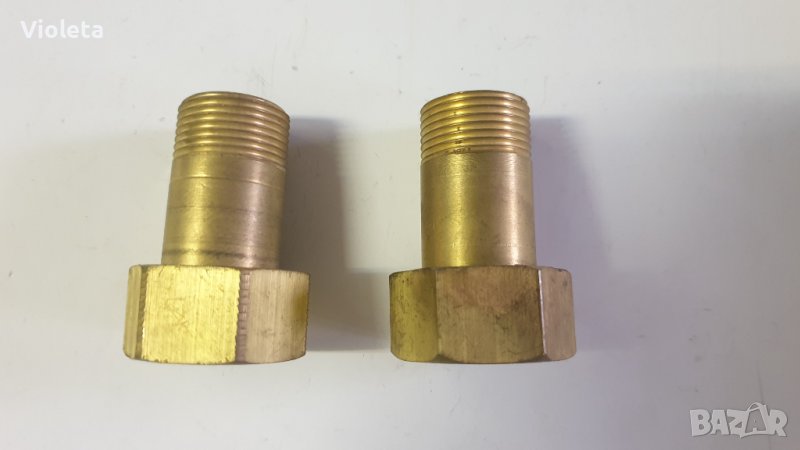 Месингови холендри 3/4 х 1". Цената е за 2бр., снимка 1