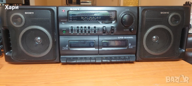 Радиокасетофон Sony CFS-W455L, снимка 1