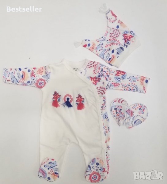 РАЗПРОДАЖБА-Бебешки Комплекти от 3 Части-0-3мес, снимка 1
