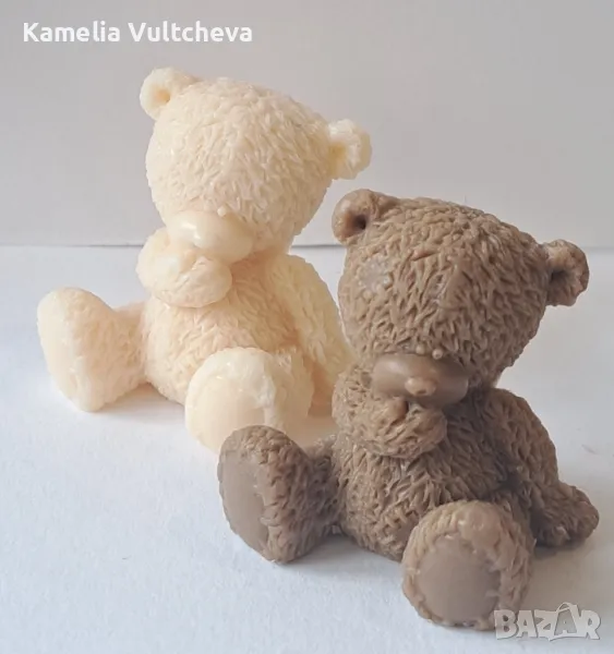 Подаръци за гости,ръчно изработено сапунче мече, снимка 1