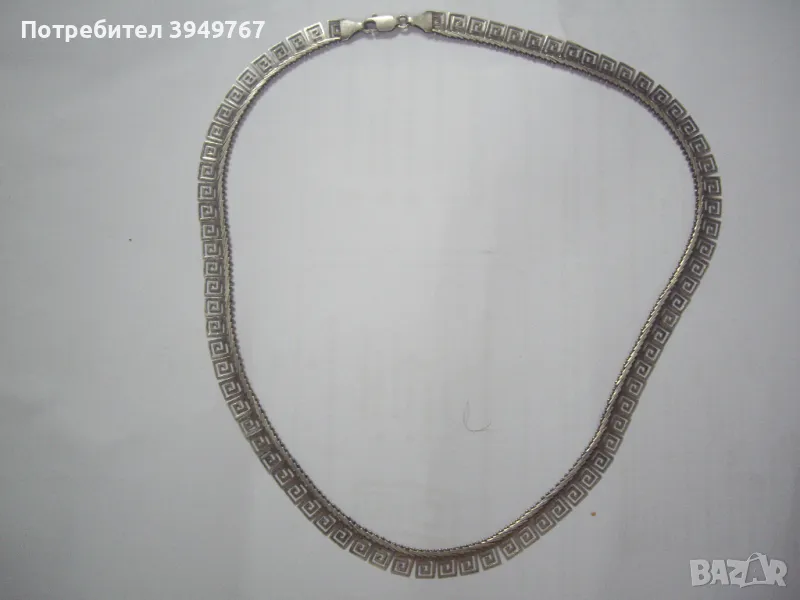 Старо сребърно колие., снимка 1