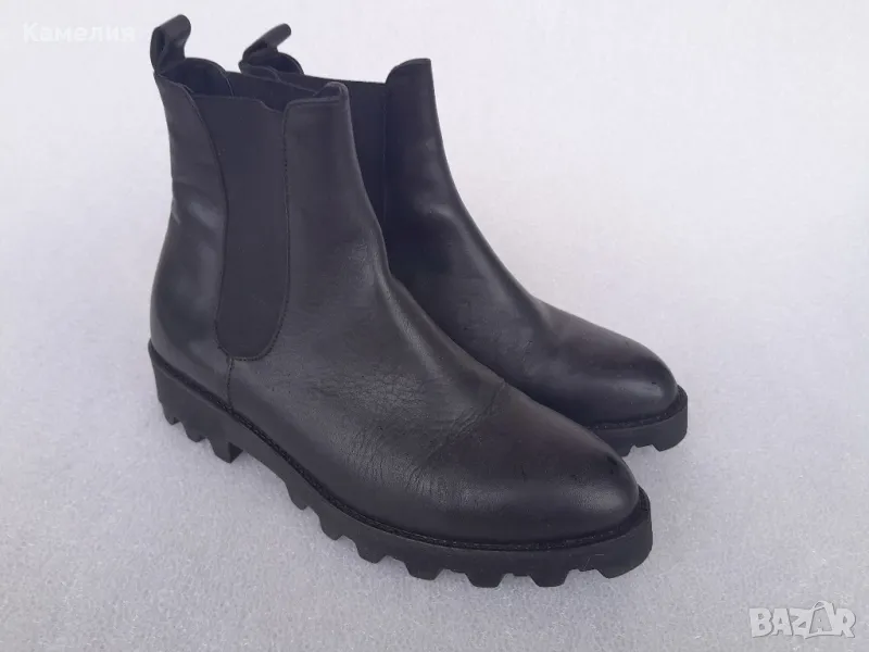 Кожени боти, 38 номер , снимка 1