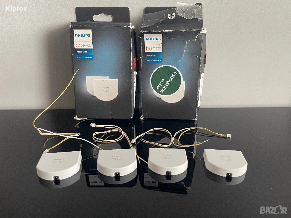💡 Philips Hue Wall Switch Module – 4 броя | Работещи, с нарушена опаковка, снимка 1
