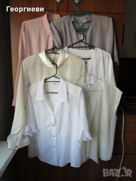 Ризи, блузи дамски елегантни с копчета, 6 броя-30 лева, снимка 1