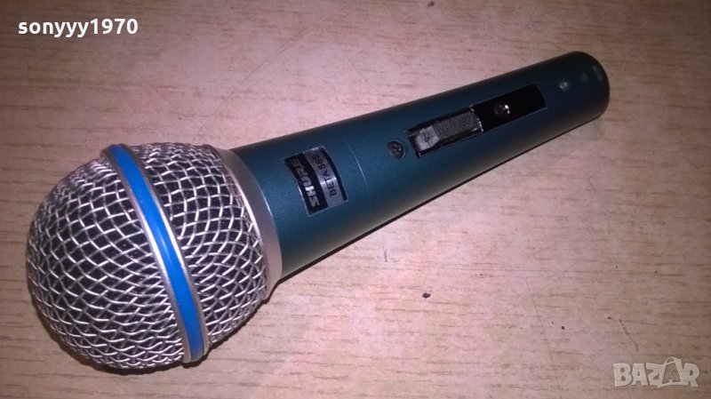 shure beta sm58s-profi microphone-внос швеицария, снимка 1