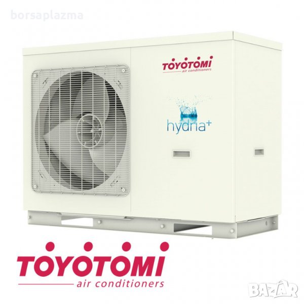 Инверторна термопомпа въздух-вода TOYOTOMI hydria+ Моноблок, модел:THMU R32BWP10/1, снимка 1