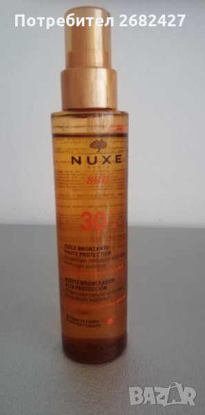Nuxe Sun олио за загар SPF 30 150 мл., снимка 1