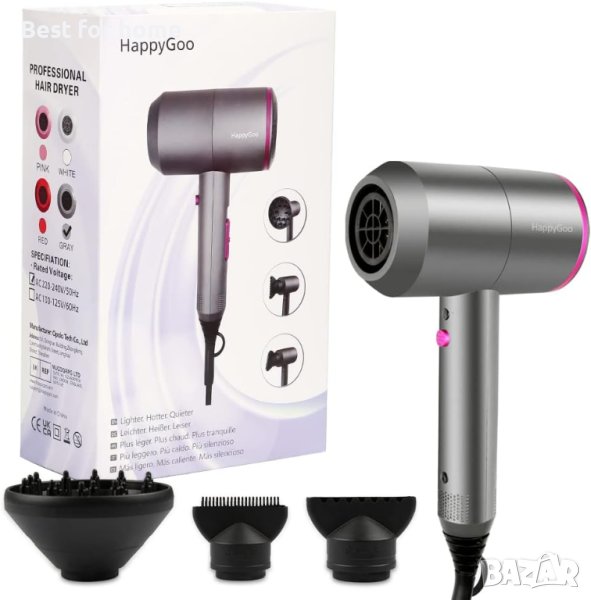 Професионален сешоар HappyGoo 2000 W , снимка 1