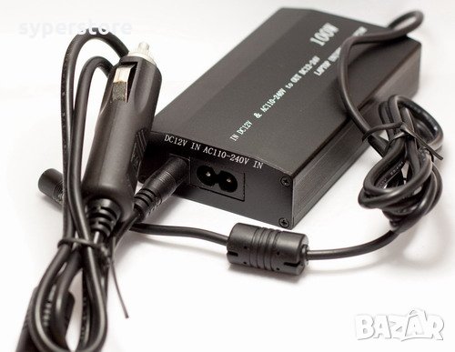 Адаптер зарядно за лаптоп. 100w Meind Notebook power adapter Захранване 220v / 12v, снимка 1