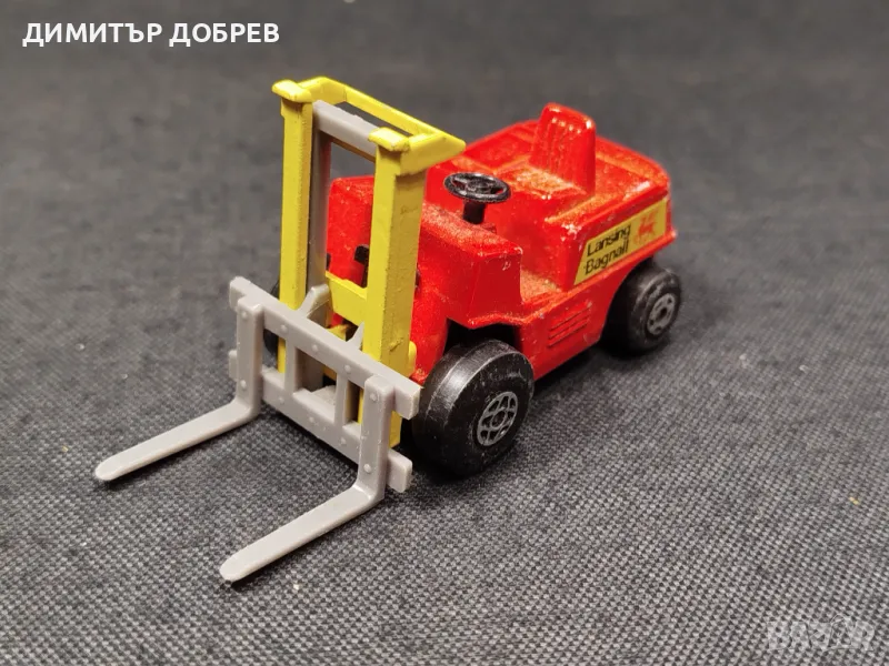 СТАРА РЕТРО МЕТАЛНА КОЛИЧКА MATCHBOX ENGLAND FORKLIFT TRUCK, снимка 1