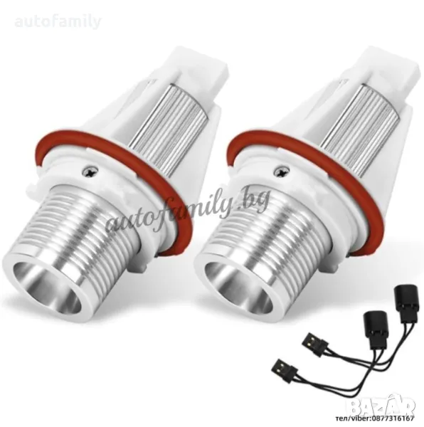 LED диодни крушки за ангелски очи на BMW, снимка 1