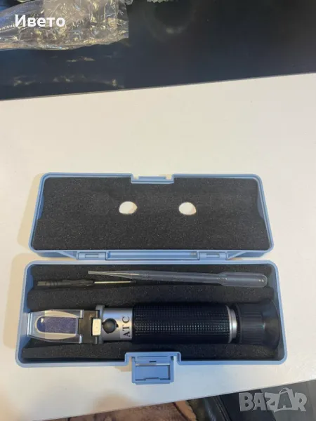 Оптичен рефрактометър ATC за проверка на антифриз,електролит,течност за чистачки и Adblue, снимка 1