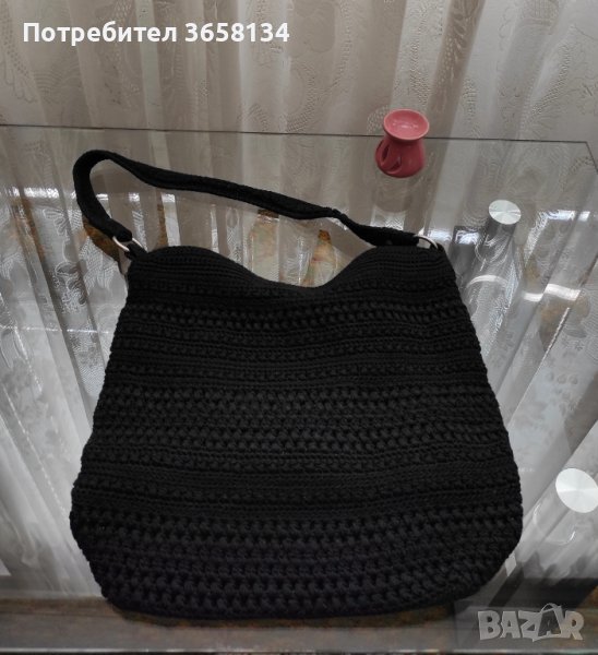 Ръчно плетена дамска чанта , снимка 1