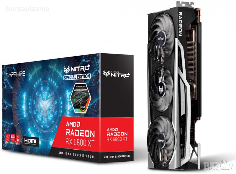 Sapphire Nitro+ Radeon RX 6800 XT OC SE 16G, 16384 MB GDDR6, снимка 1