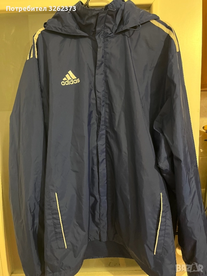 (L) Оригинална Adidas мъжка ветровка, снимка 1