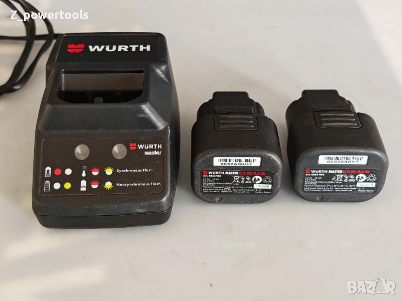 Литиеви батерии и зарядно 7.2 V/2.5 Ah за DIGA WO-KN 16/75, DIGA WO-SN 16/64 и DIGA WO-HN 28/35 , снимка 1