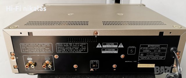 ТОП!!! СТЕРЕО КАСЕТЪЧЕН ДЕК  PIONEER CT-95, снимка 9 - Декове - 43973688