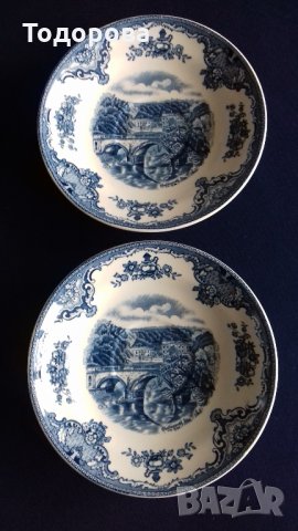 Английски порцеланови чинии  , снимка 1 - Антикварни и старинни предмети - 32421193