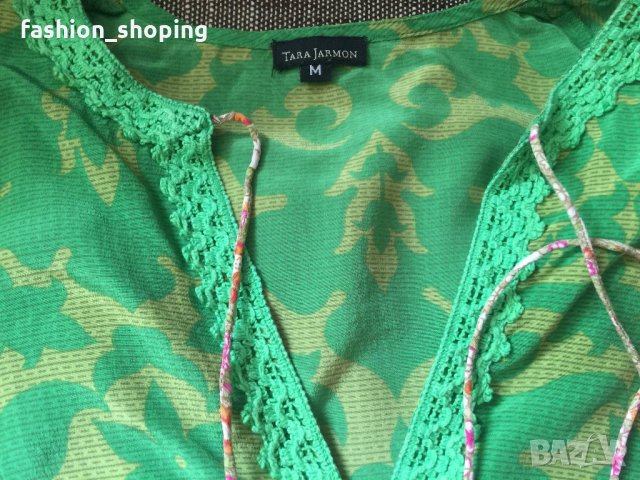  Копринена туника Tara Jarmon, размер М, снимка 7 - Туники - 32520327