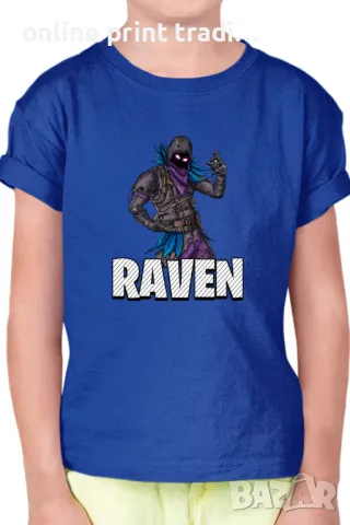 Детска тениска Фортнайт Fortnite Raven 02, снимка 8 - Детски тениски и потници - 48524305