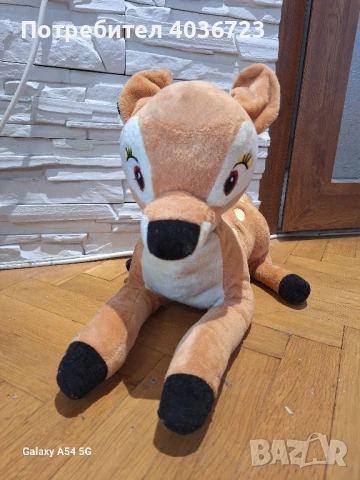 Плюшено куче и плюшено Бамби, снимка 6 - Плюшени играчки - 51301530