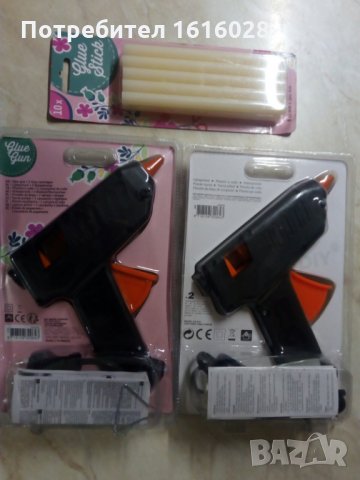 Нови пистолети за топло лепене и силиконови пръчки., снимка 2 - Други инструменти - 35455062