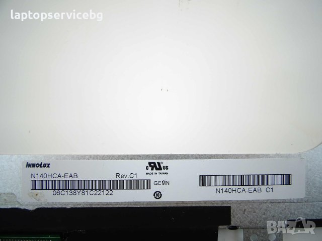 Матрица 14" N140HCA-EAB LED / Дисплей за лаптоп 14" 30 pins 1920 x 1080 мат, снимка 2 - Други - 43871006