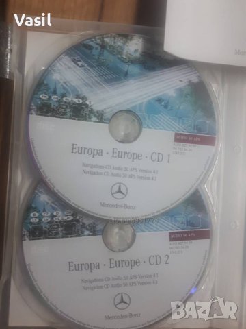 Оригинален сет навигация 4 DVD диска за Мерцедес cls,slk, e classe, снимка 4 - Друга електроника - 43253630